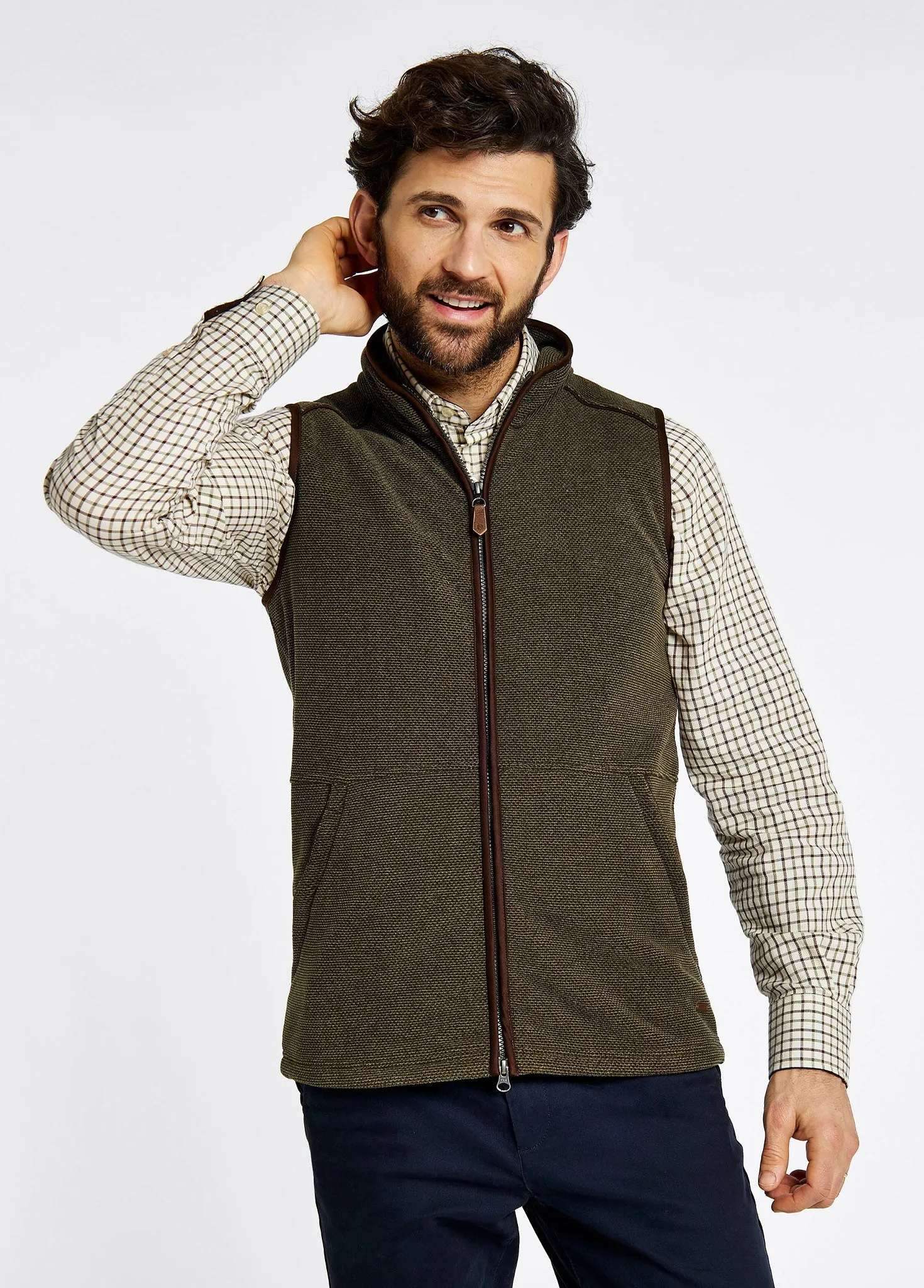 Lifford Fleece Gilet - Olive