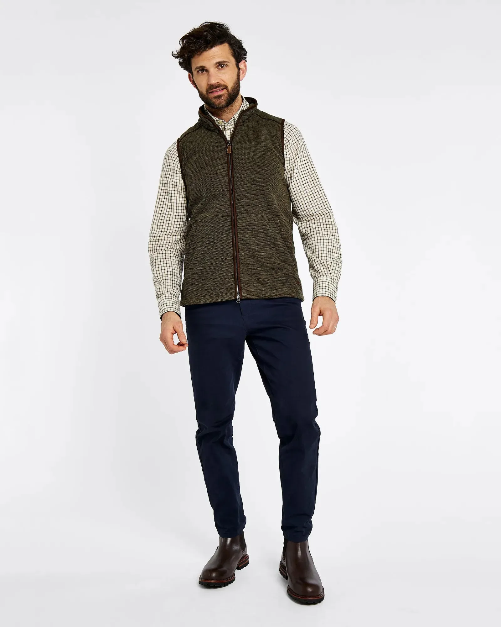 Lifford Olive Fleece Gilet