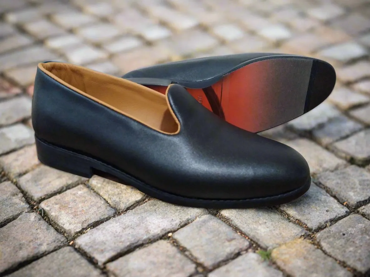 Loafer PU Leather Shoes Black