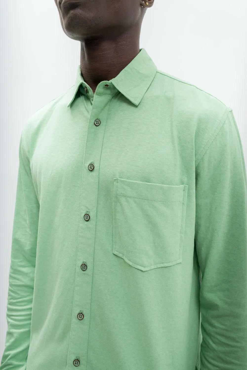 Logan | Men's Anti-Stain Linen Cotton Long Sleeve Button-Up Shirt