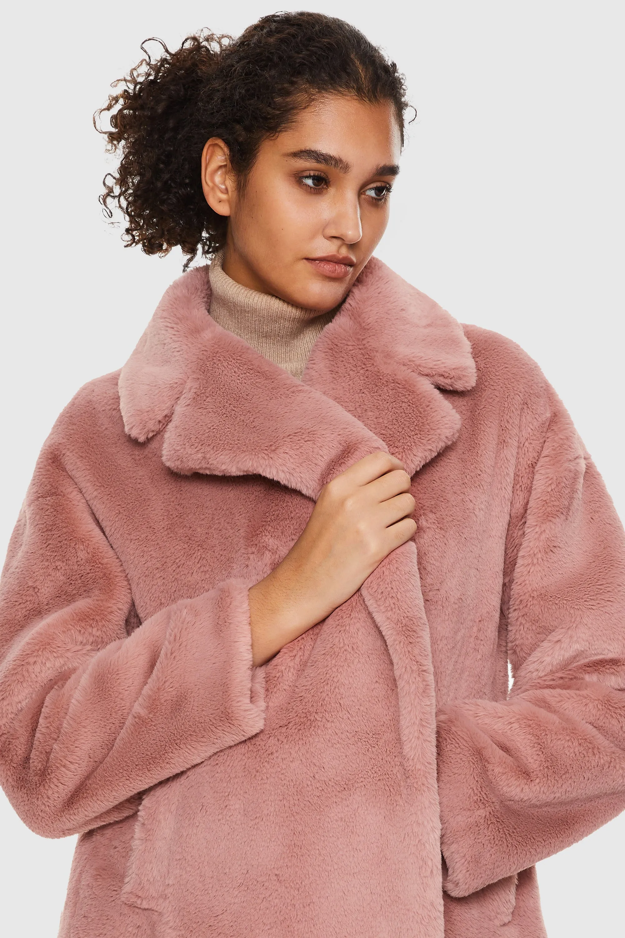 Long Sherpa Teddy Coat