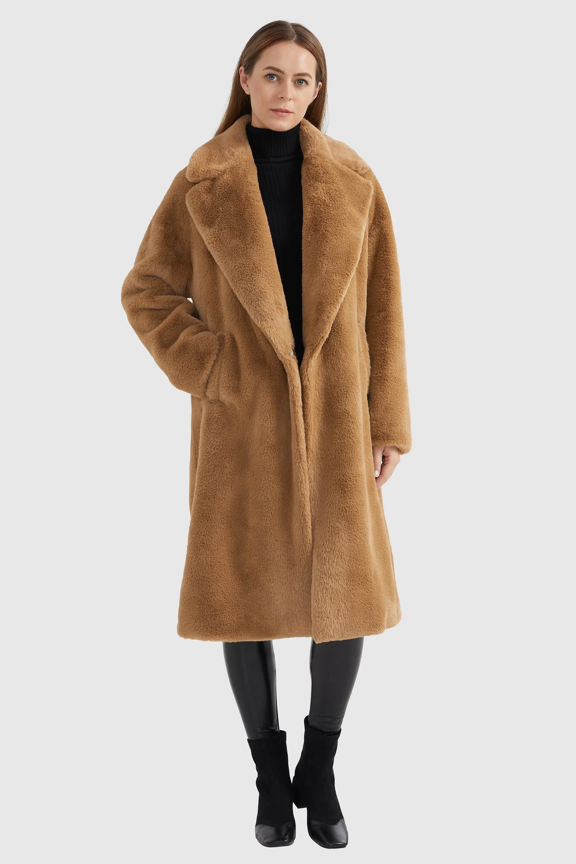 Long Sherpa Teddy Coat