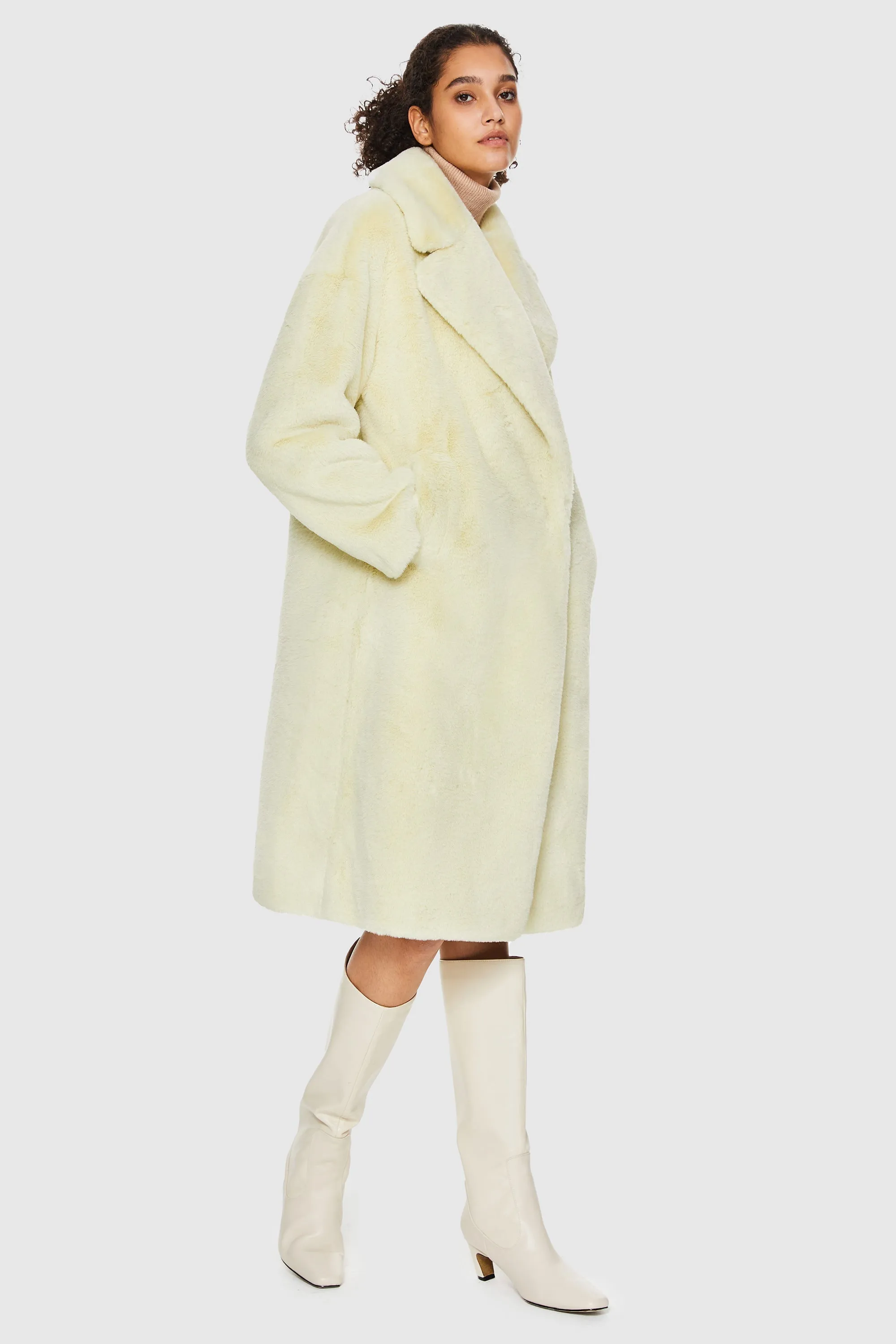 Long Sherpa Teddy Coat