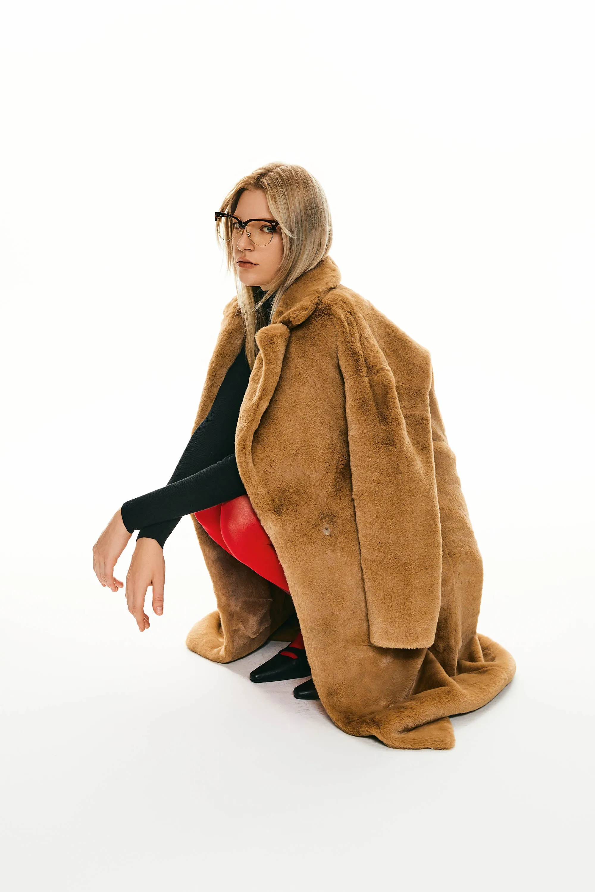 Long Sherpa Teddy Coat