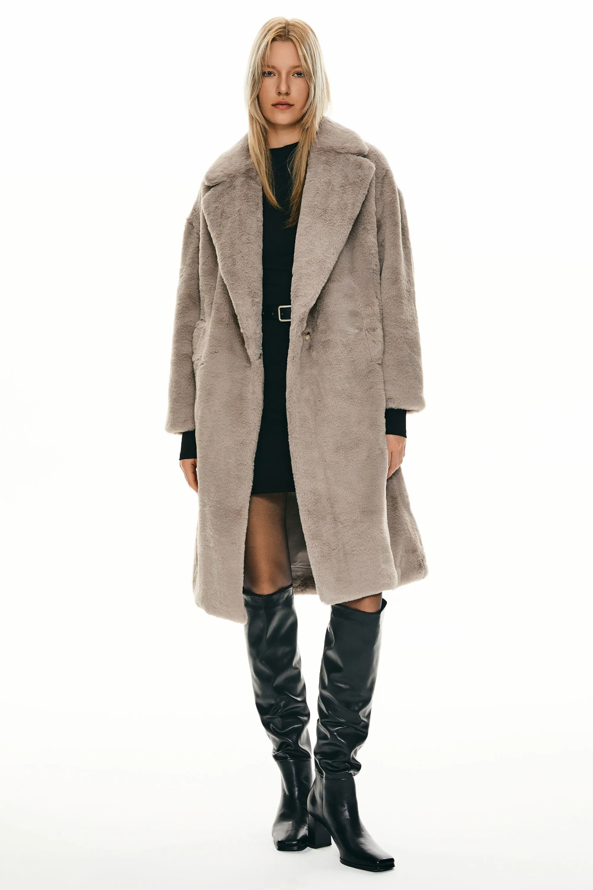 Long Sherpa Teddy Coat