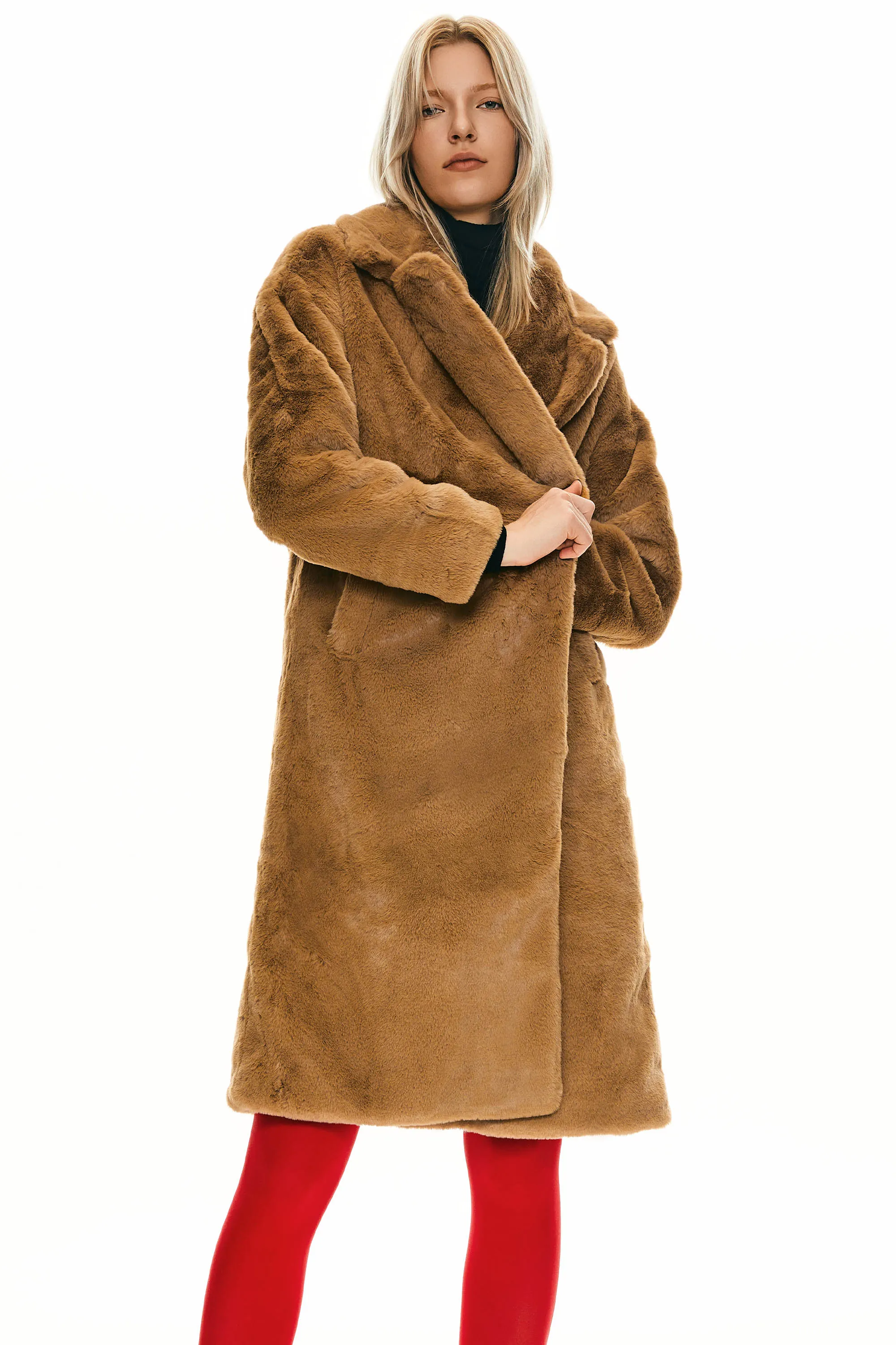 Long Sherpa Teddy Coat