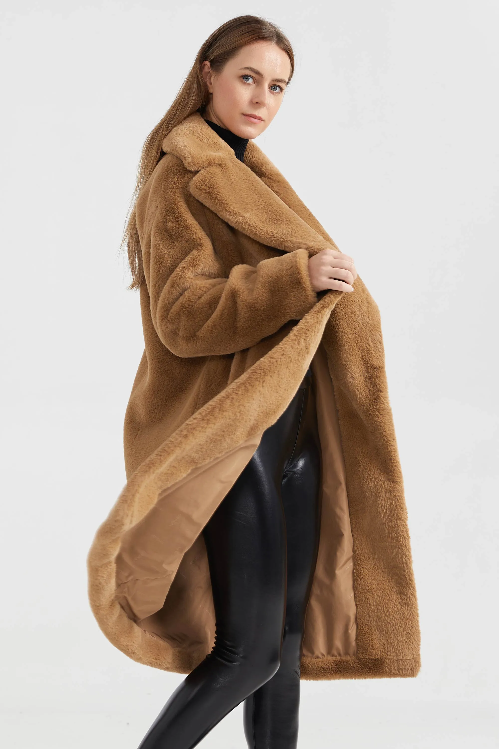 Long Sherpa Teddy Coat