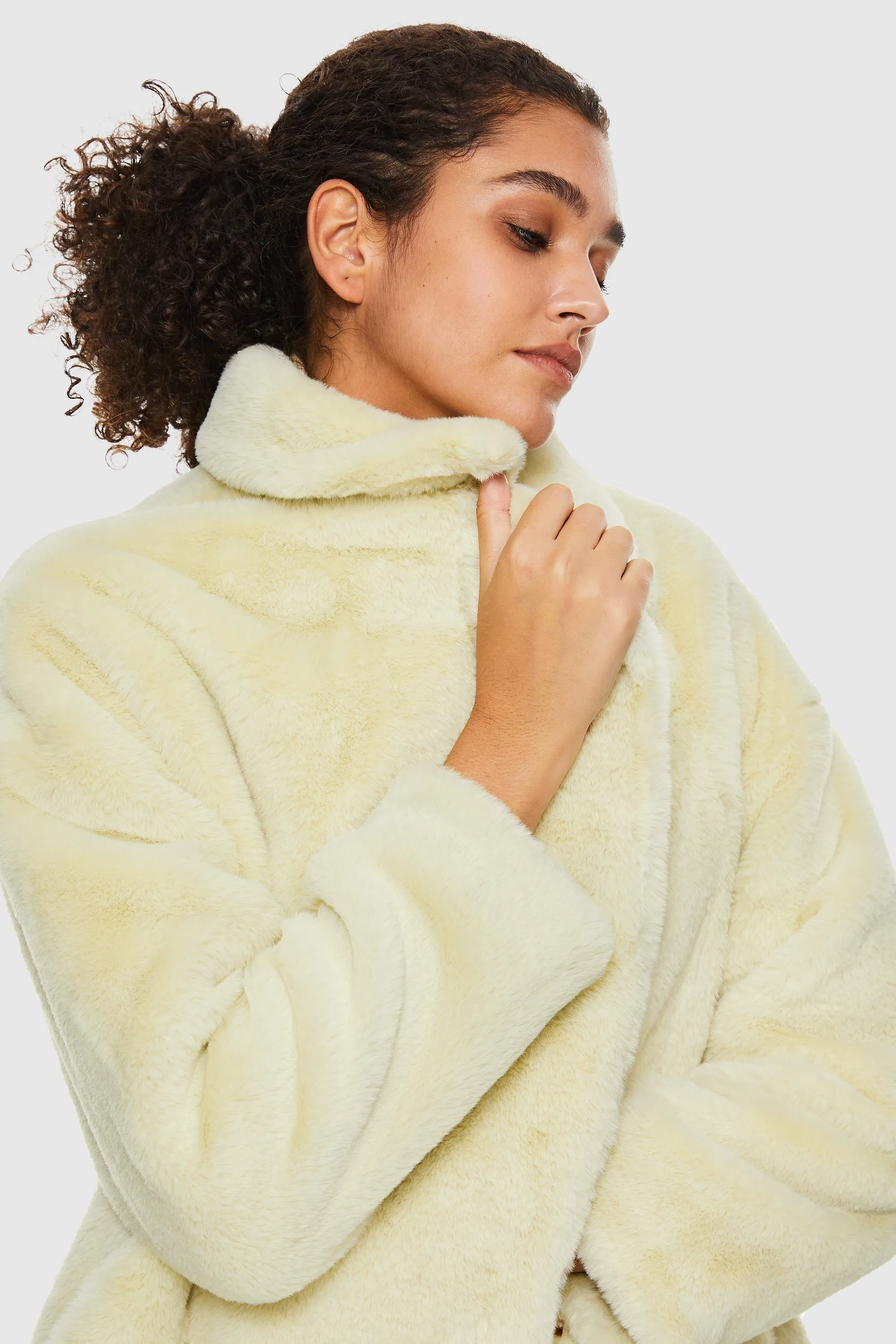 Long Sherpa Teddy Coat