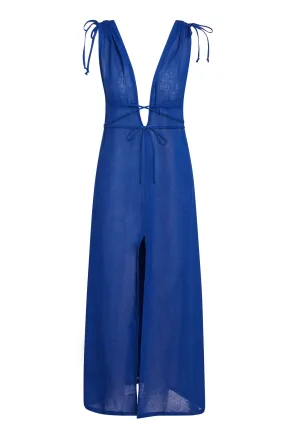 Mallorca Dress - Cobalt