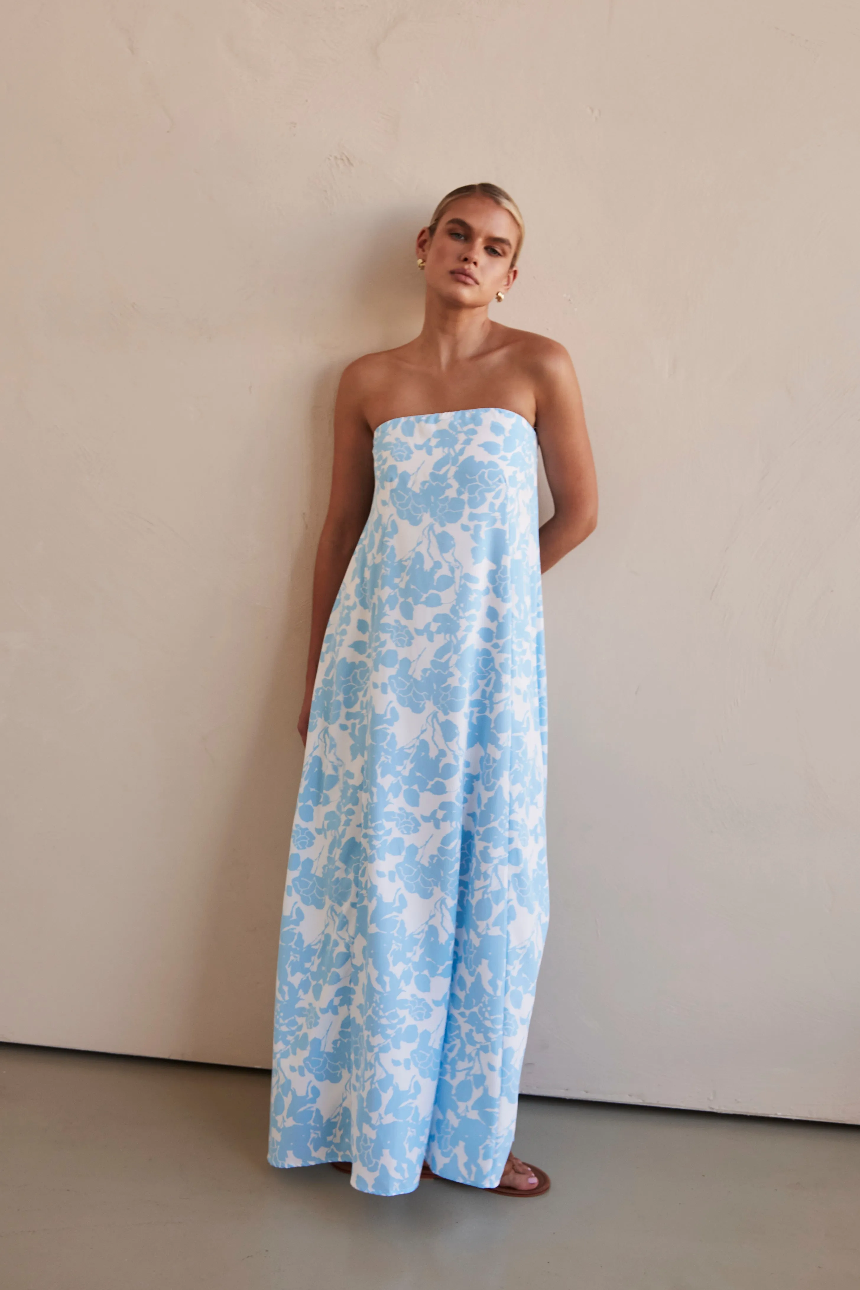 Marseille Maxi Dress (Blue)