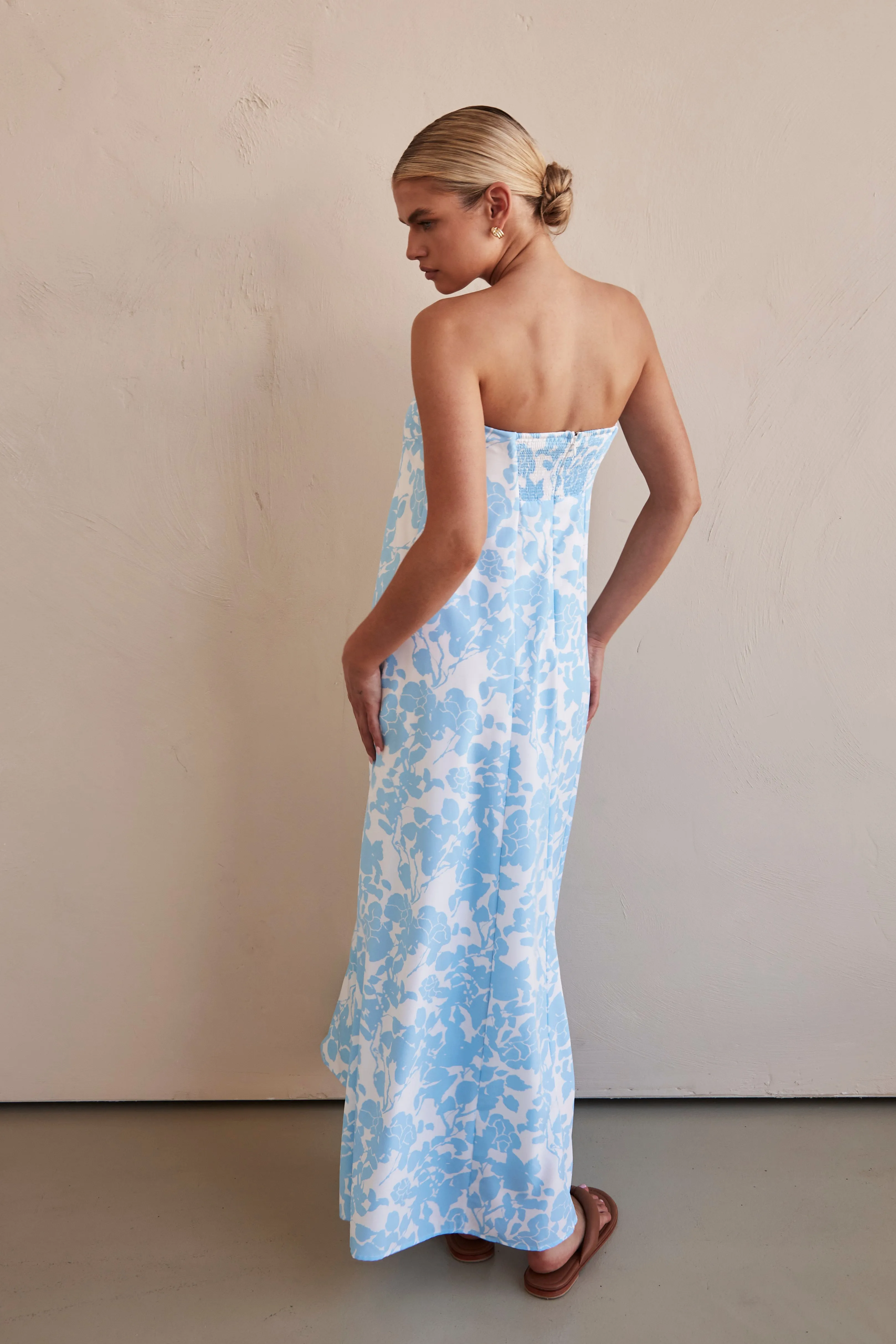 Marseille Maxi Dress (Blue)