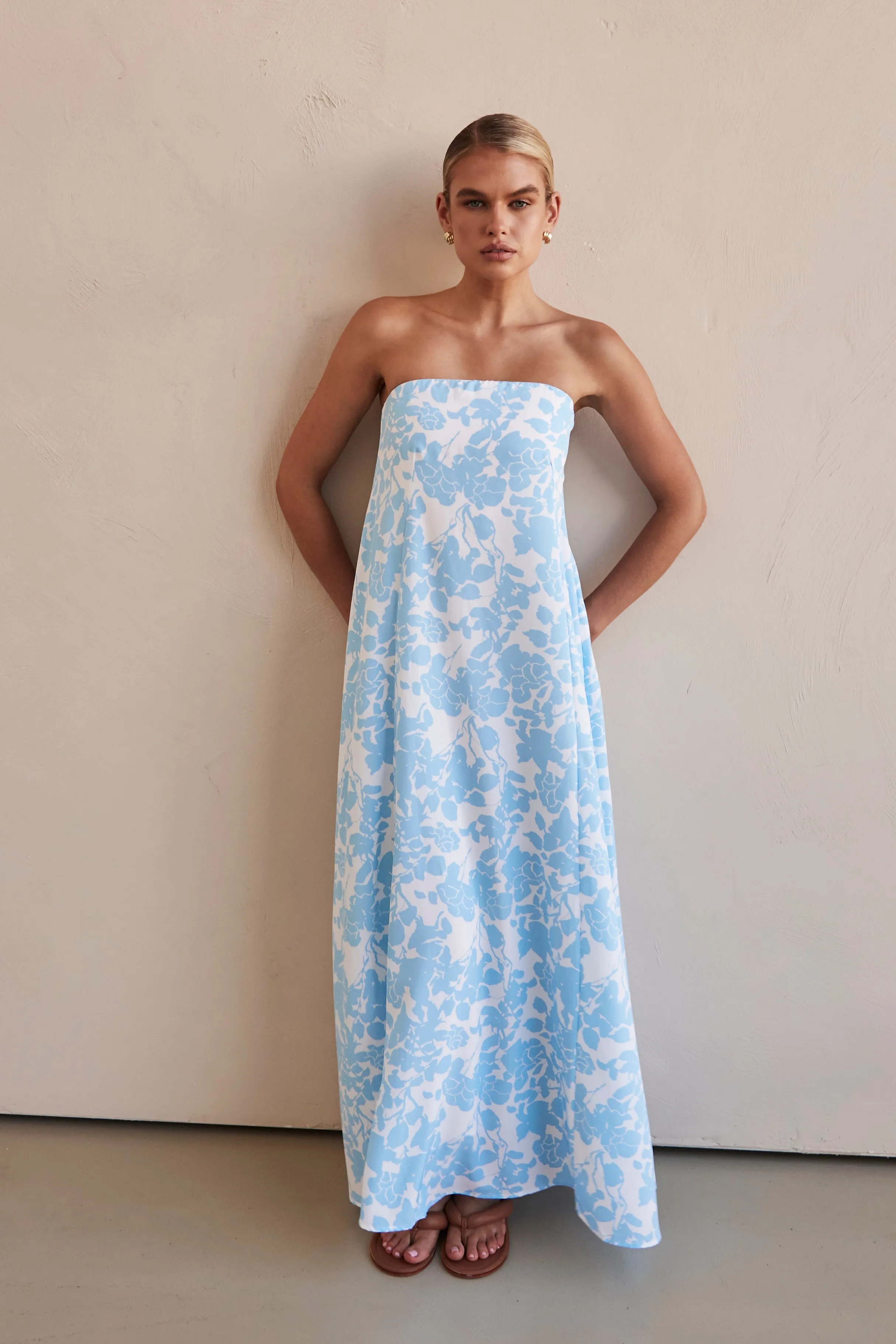 Marseille Maxi Dress (Blue)