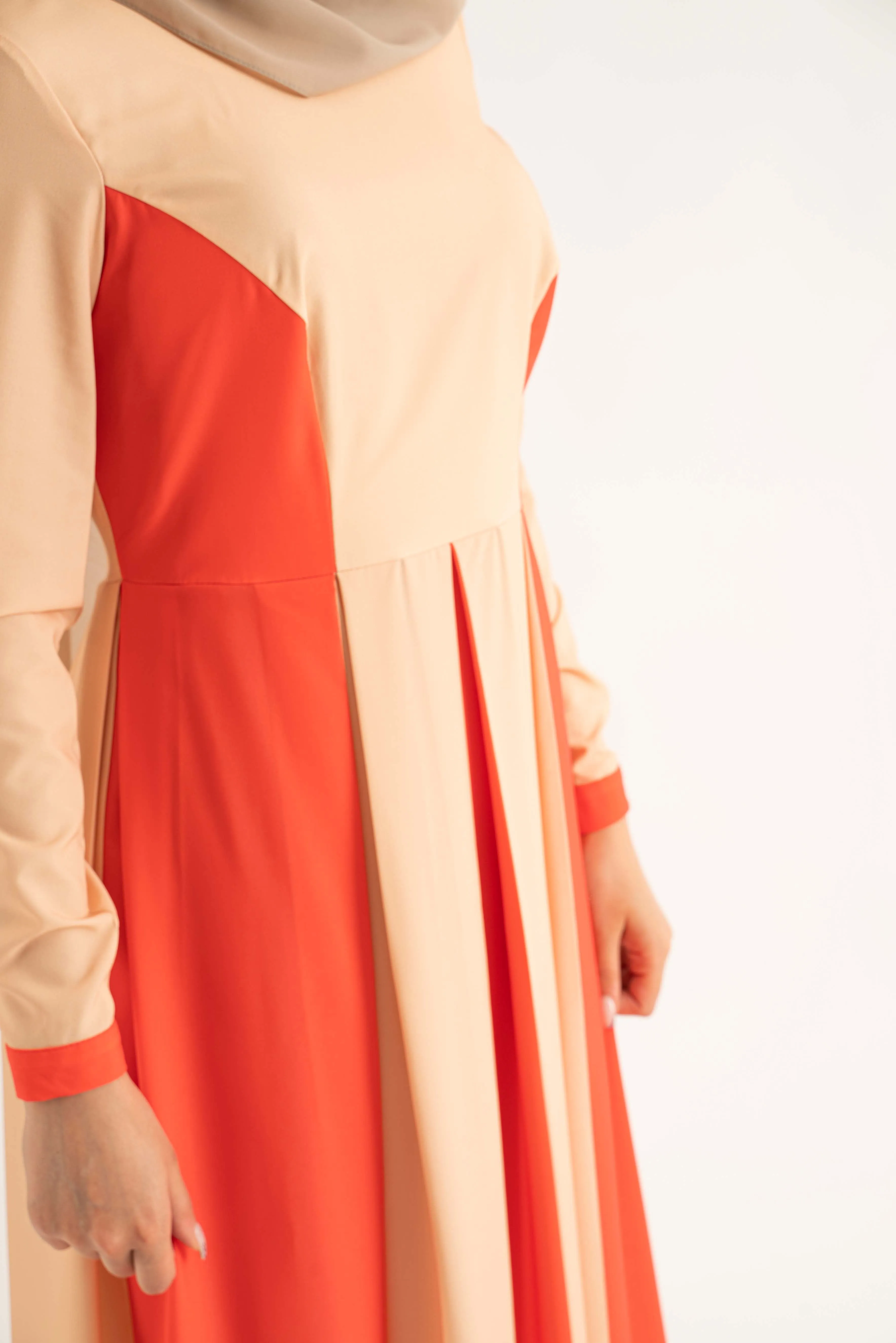 Marsha Maxi Dress -Scarlet Orange