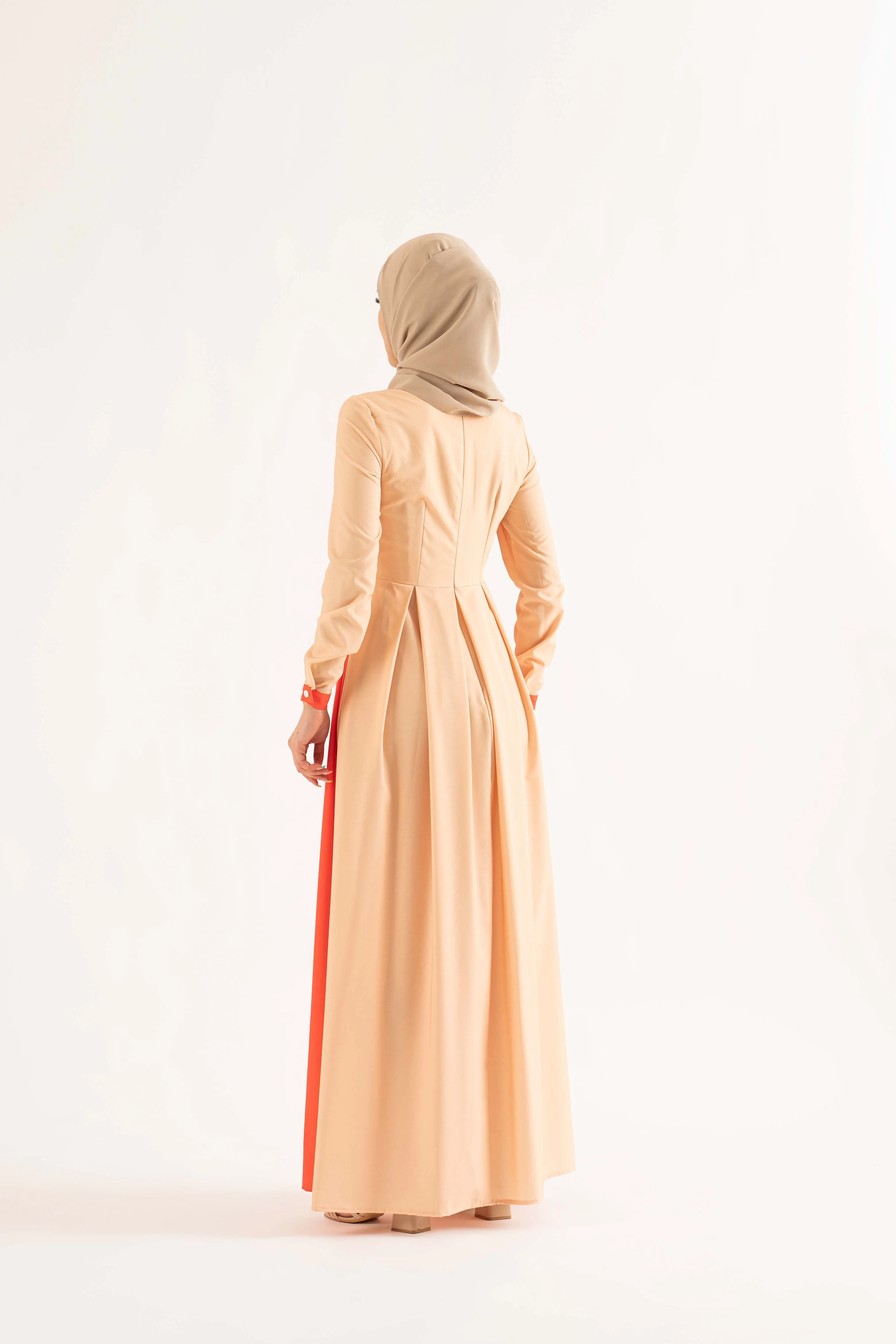 Marsha Maxi Dress -Scarlet Orange