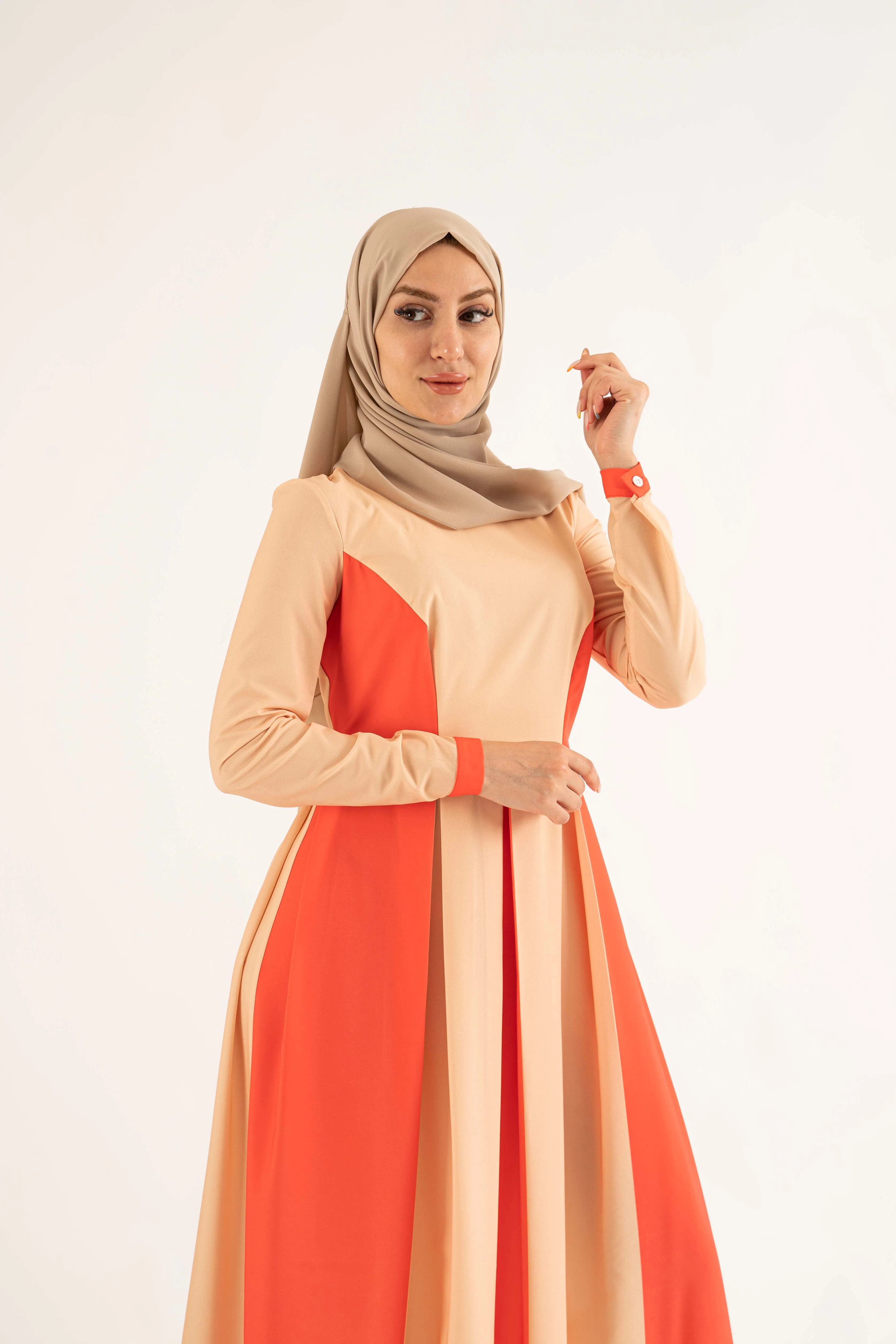 Marsha Maxi Dress -Scarlet Orange