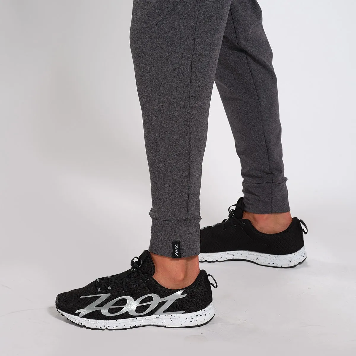 Mens LTD Run Heather Grey Jogger - Charcoal