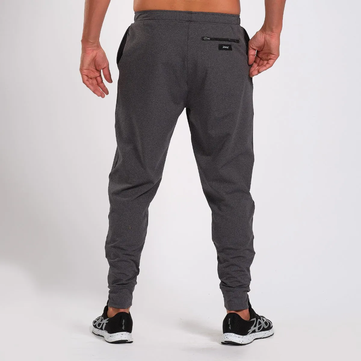 Mens LTD Run Heather Grey Jogger - Charcoal