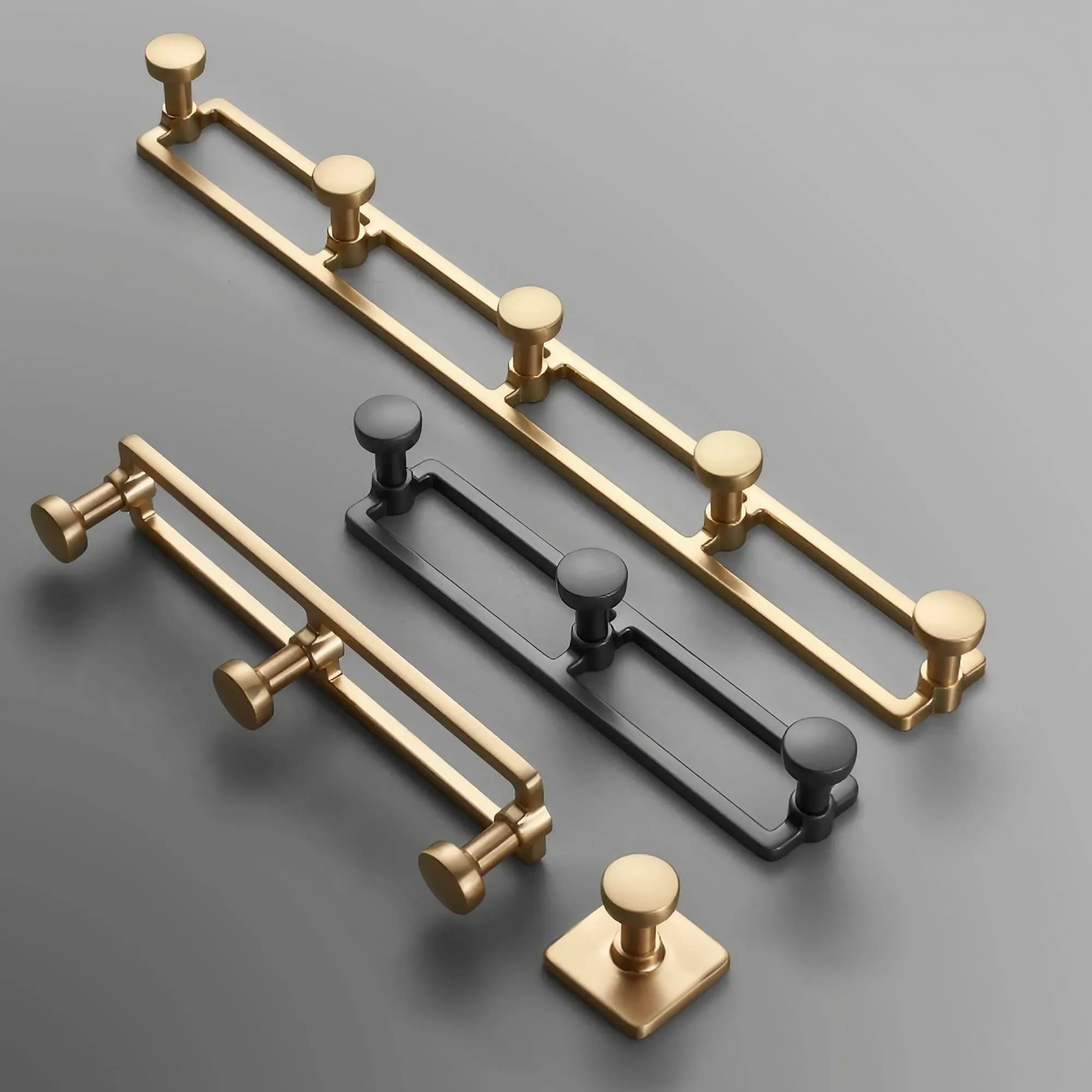 Minimalism Zinc Alloy Coat Hooks Wall Mounted