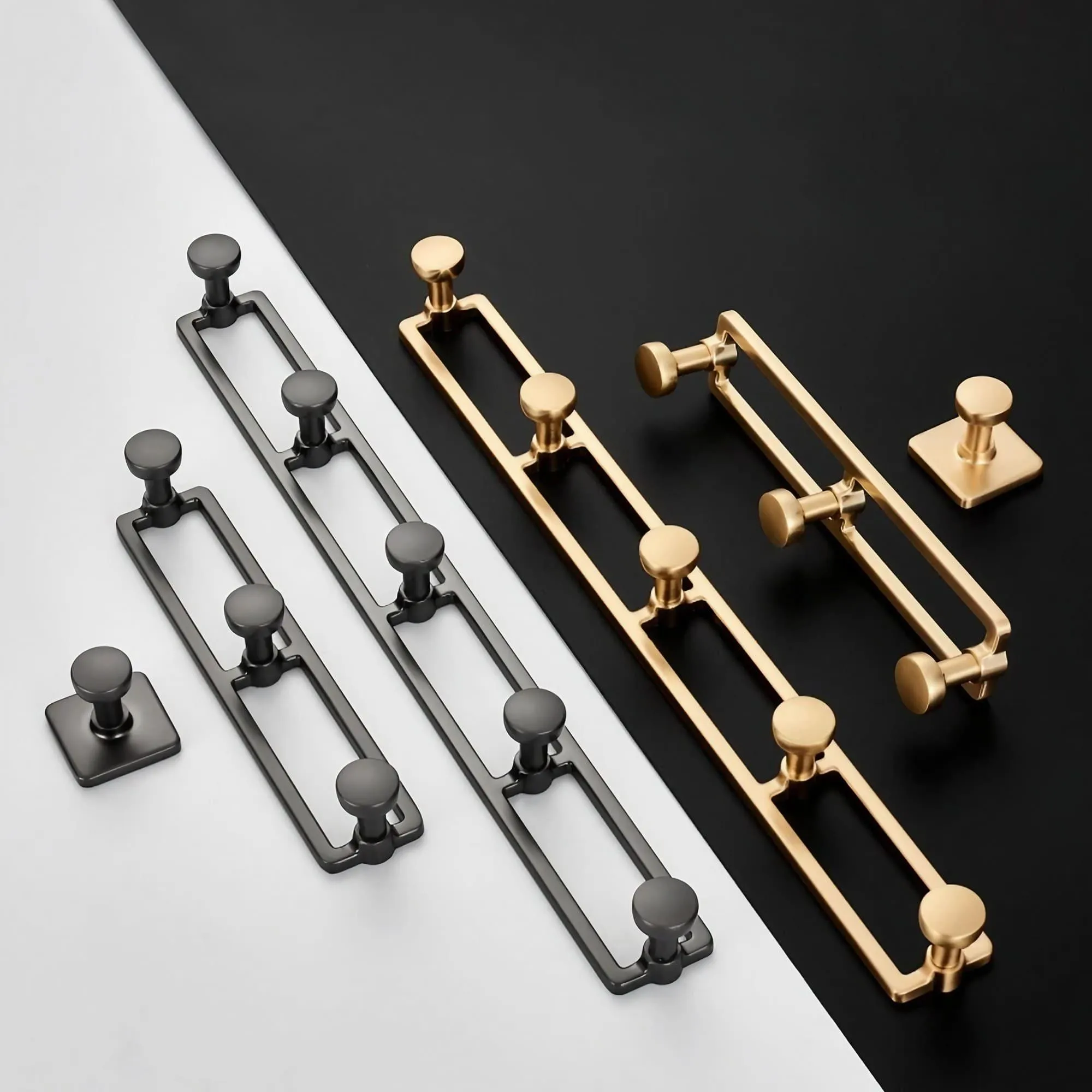 Minimalism Zinc Alloy Coat Hooks Wall Mounted