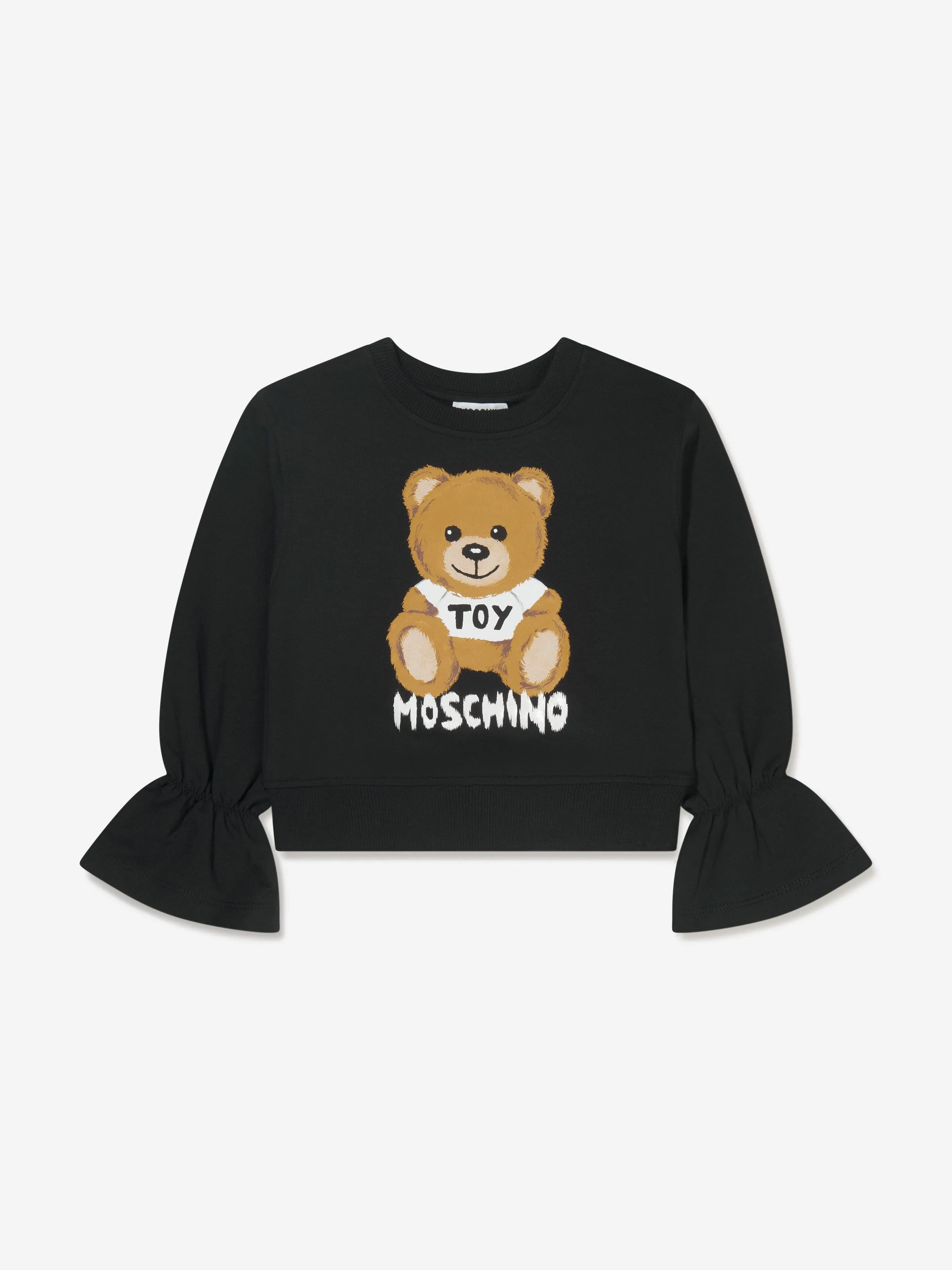 Moschino Girls Teddy Bear Sweatshirt