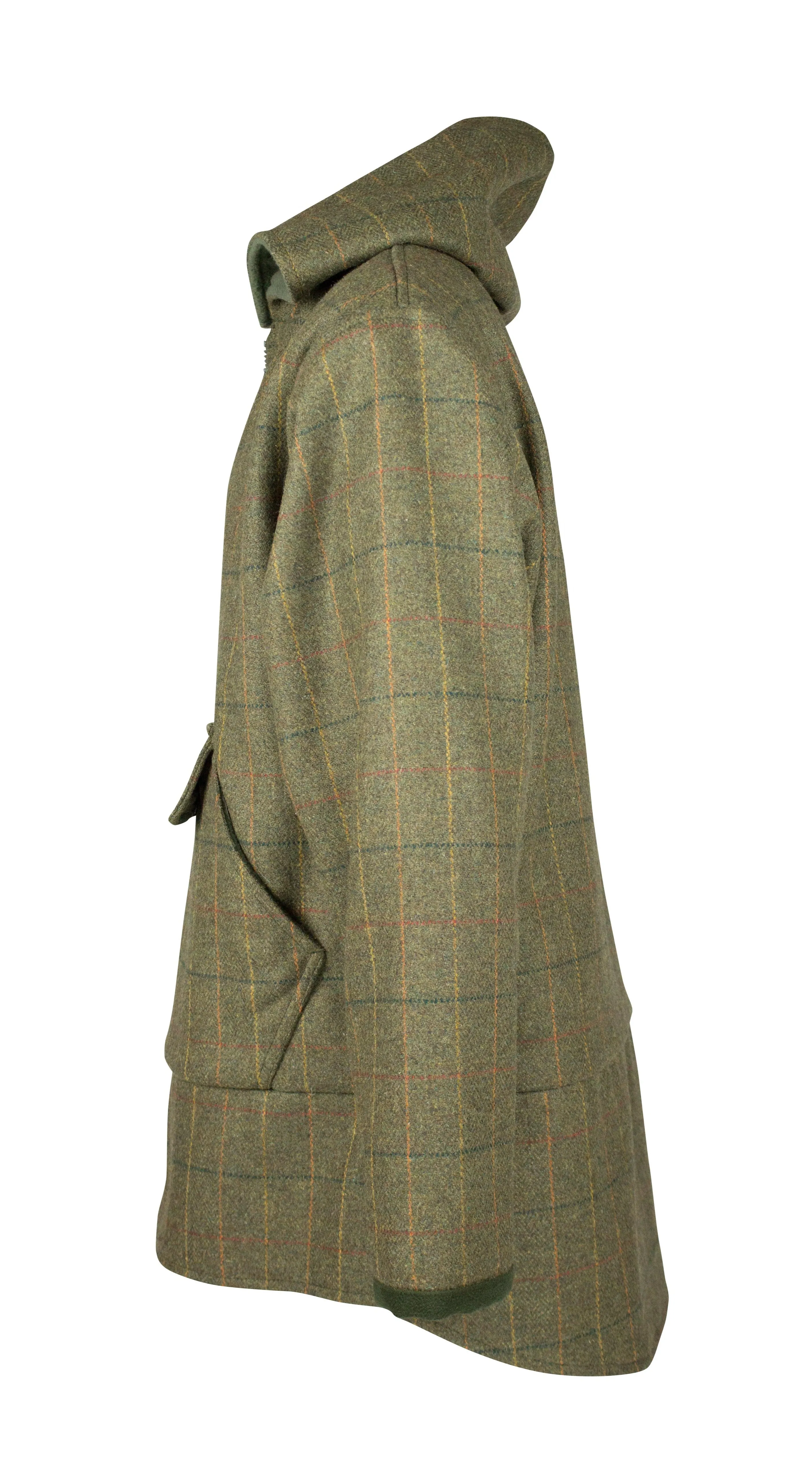 MT11 - Men's Braemer Tweed Smock - GREEN CHECK