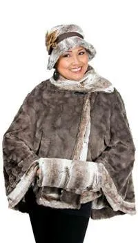 Muff, Reversible less pockets - Luxury Faux Fur in Giant's Causeway -  Sold Out!