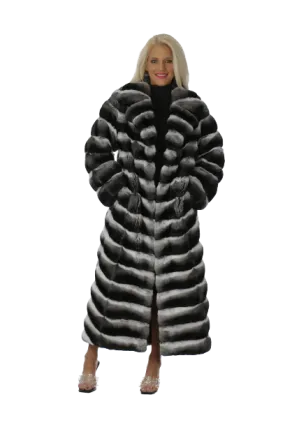 Natural Full Length Chinchilla Coat