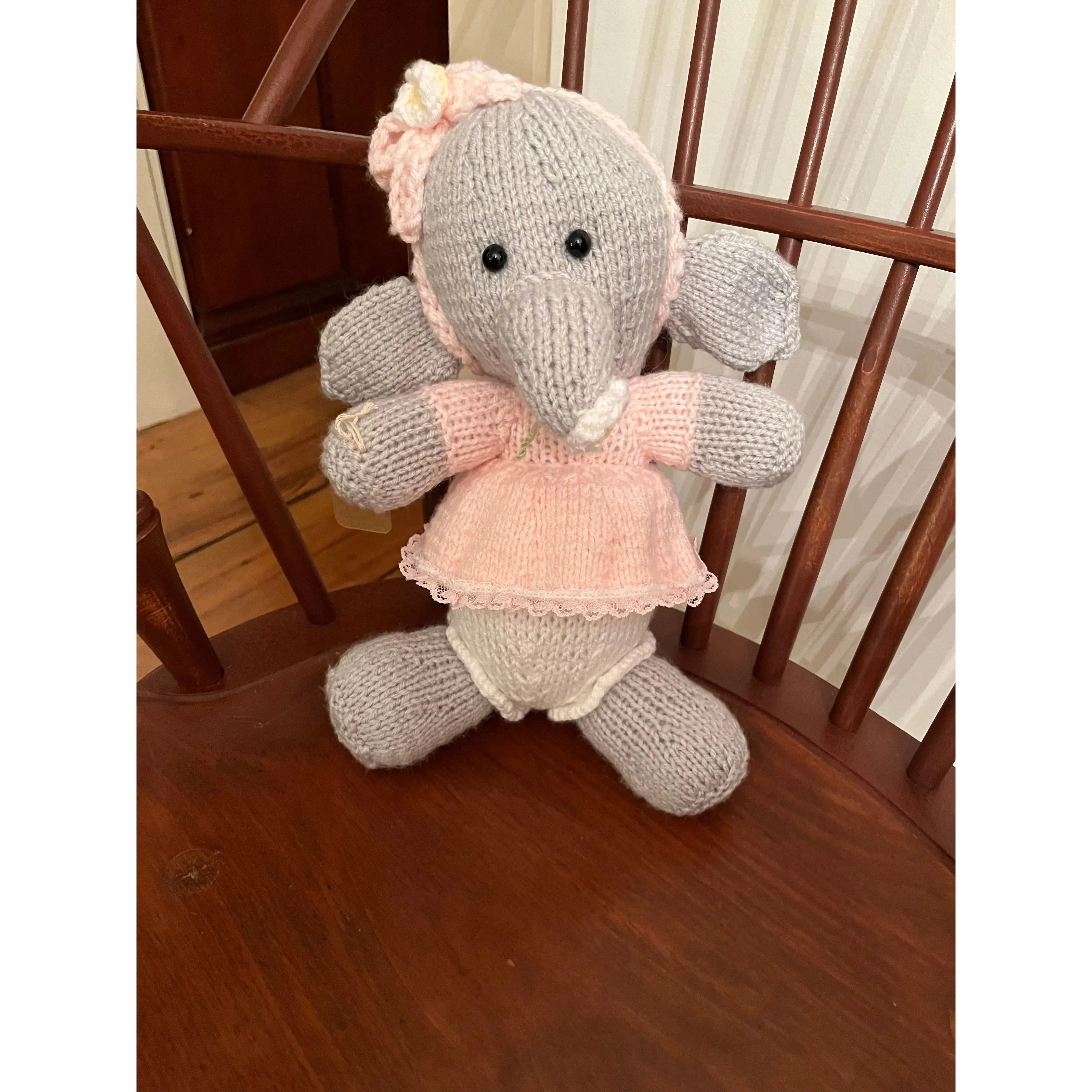 Paxe's Designs | Hand-Knit Elephant