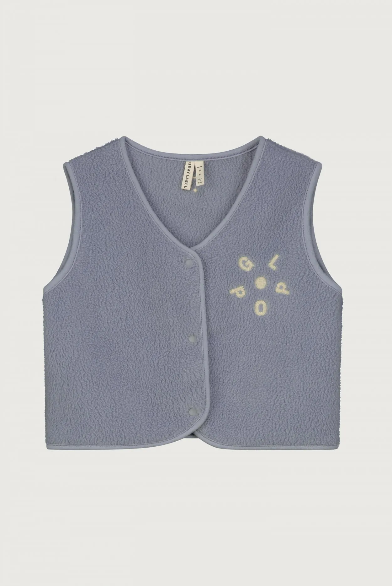 POP Teddy Gilet | Stone Grey