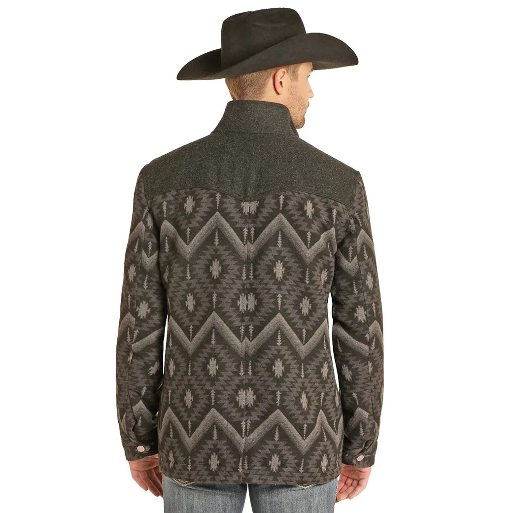 Powder River Men's Aztec Jaquard Coat