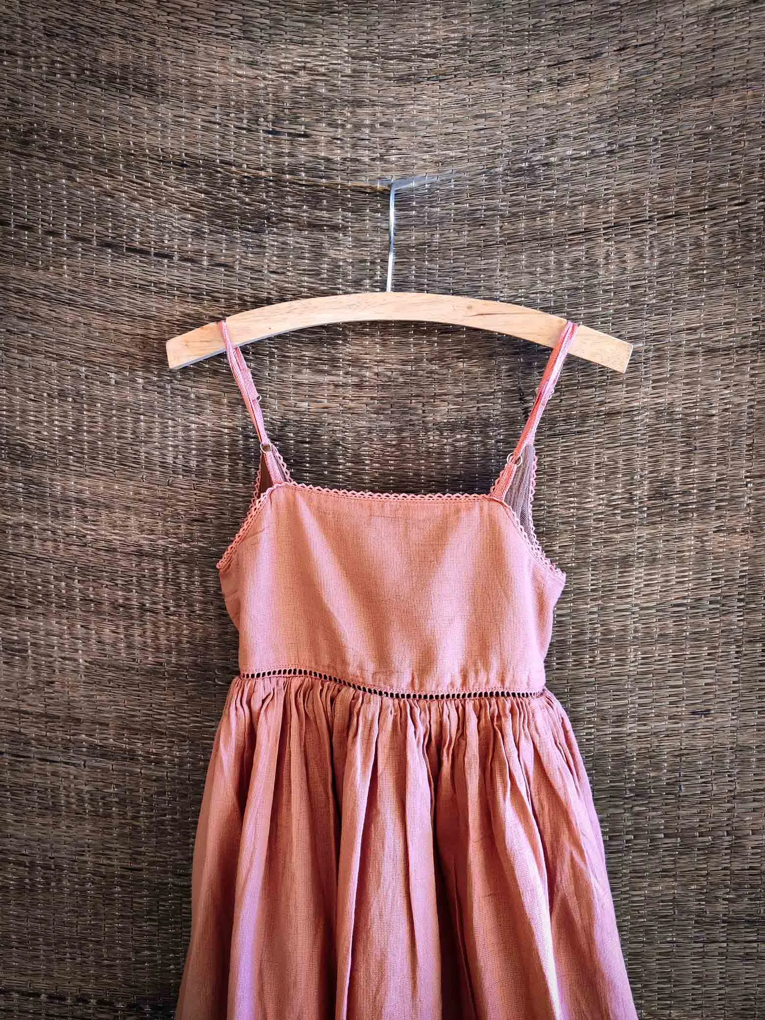 Reversible wrap Dress | Blush Pink - Mud