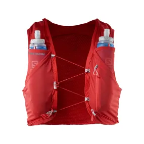 Salomon | Unisex ADV Skin 5 Running Vest with flasks included - Goji Berry/Ebony