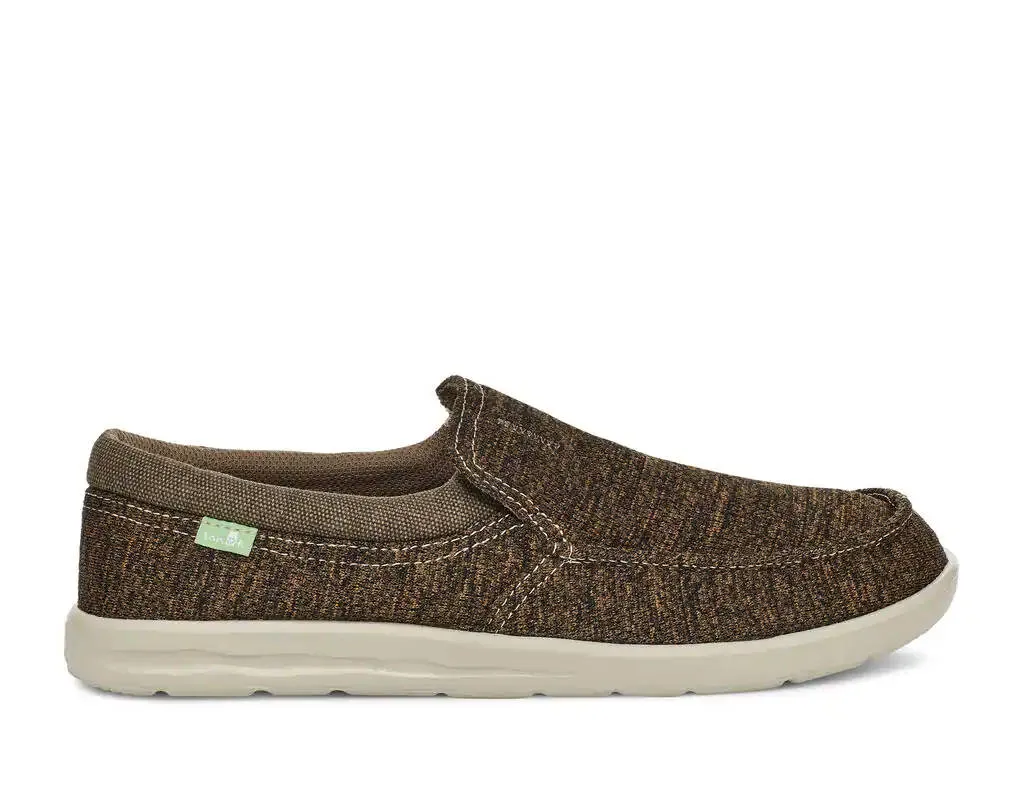 Sanuk Mens Hi Bro Lite Mesh Vintage Khaki