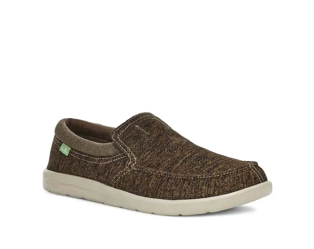 Sanuk Mens Hi Bro Lite Mesh Vintage Khaki