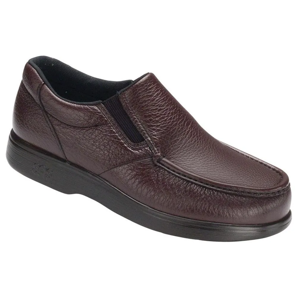 SAS Men's Side Gore Slip On in Cordovan Wide