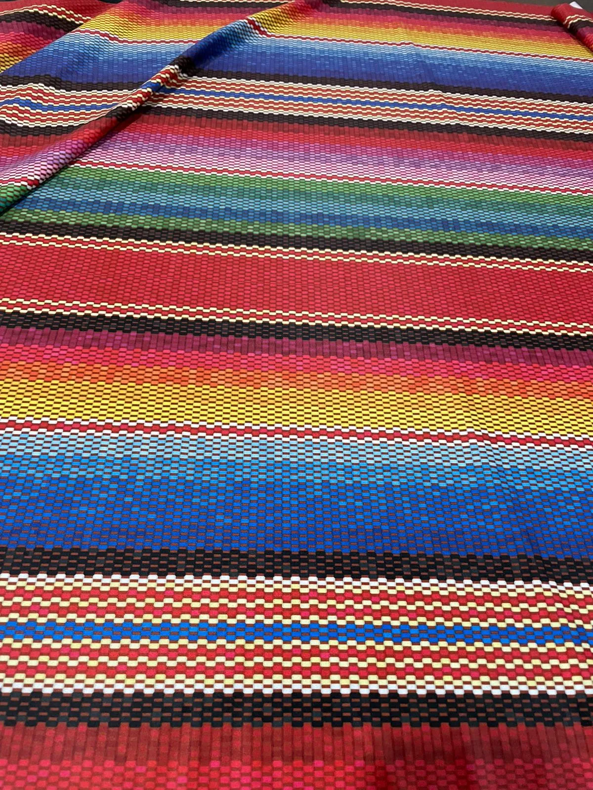 Serape- PAWJama with Green Neck & Trim/Sleeves