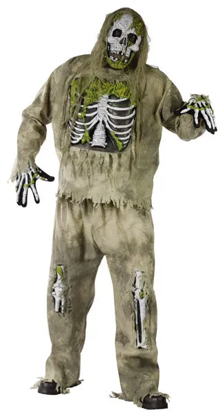 Skeleton Zombie Adult Halloween Costume