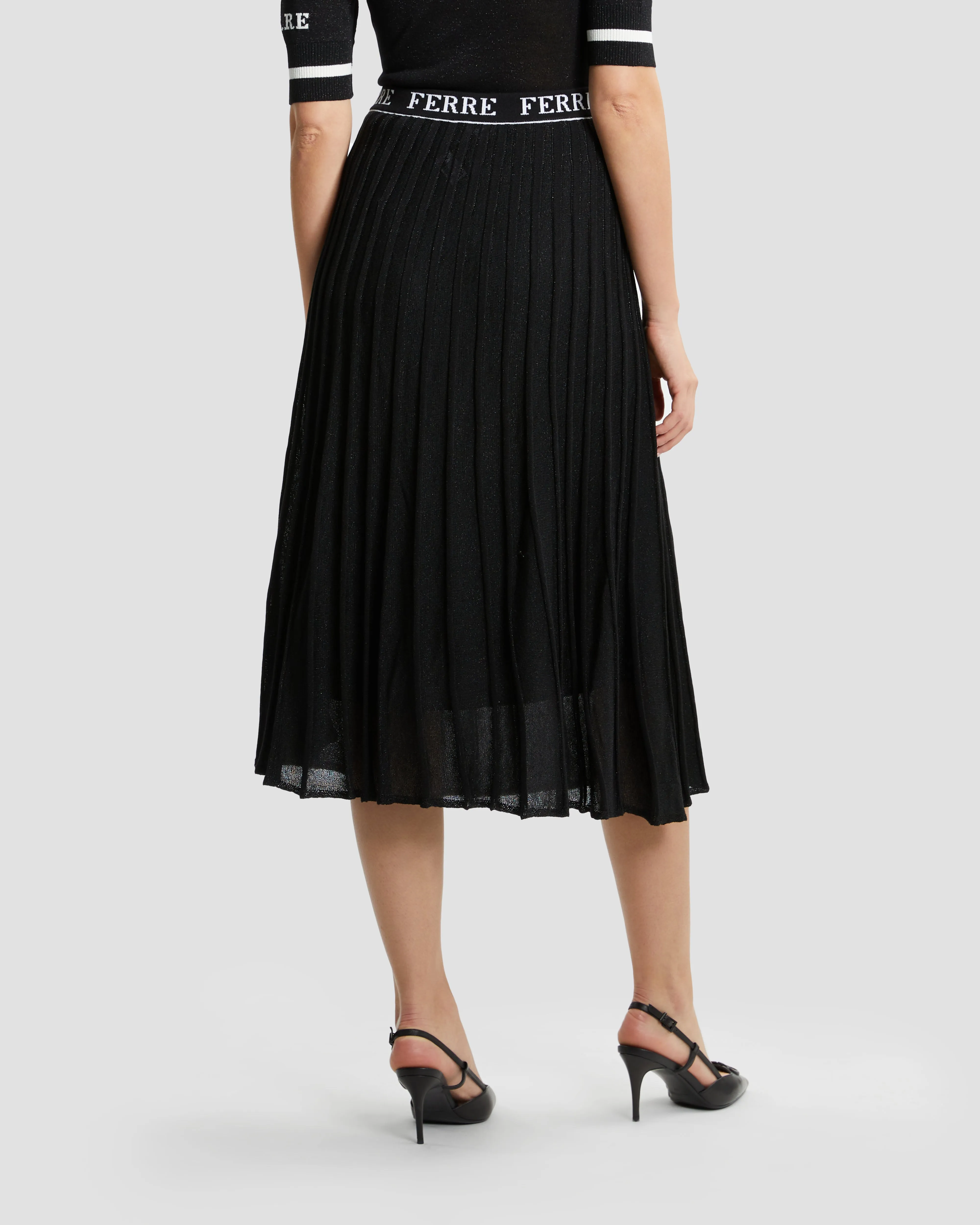 Sparkle Pleated Skirt