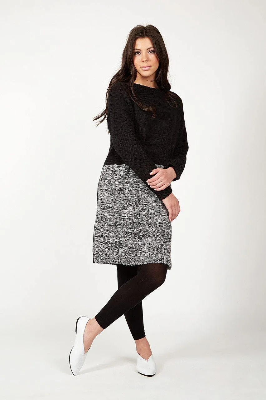 Static Marled Sweater Dress