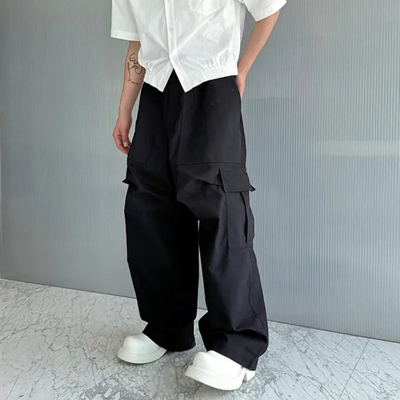 Streetwear Wide-Leg Cargo Pants