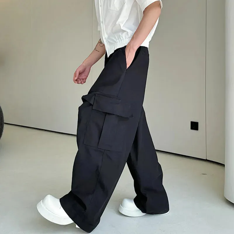 Streetwear Wide-Leg Cargo Pants