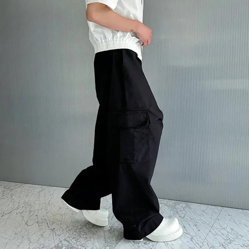 Streetwear Wide-Leg Cargo Pants