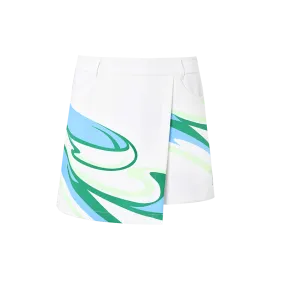 SVG Golf Women's Blue and Green Printed Skort