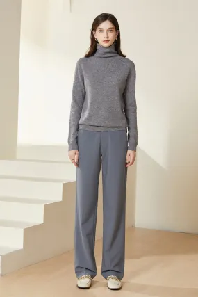 Sylphide | Maia Gray Rollneck Wool Sweater