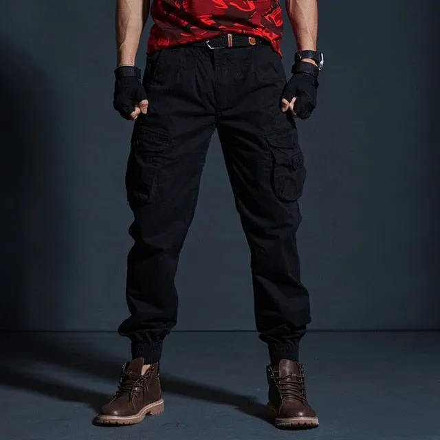 Tactical Cargo Casual Multi Pocket Military Style Men Pants