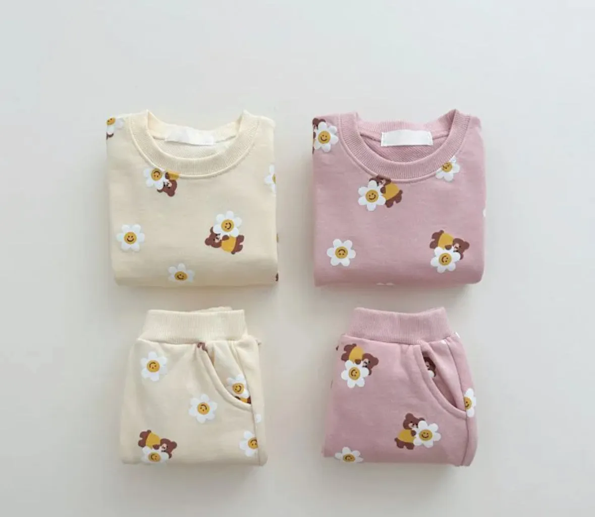 Teddy Bear Daisy 2 Piece Jogger Set