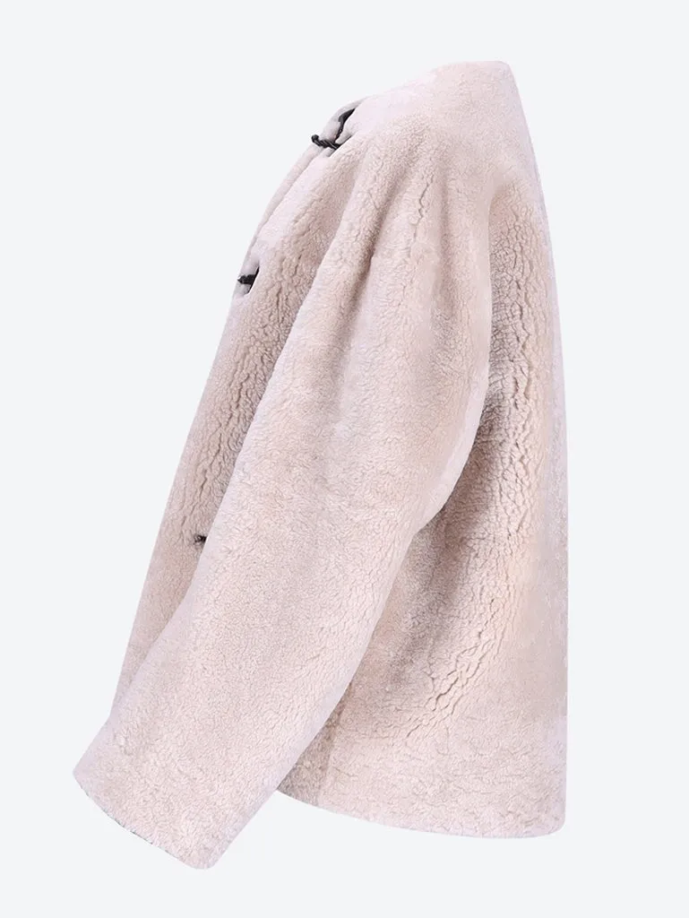 Teddy shearling clasp jacket