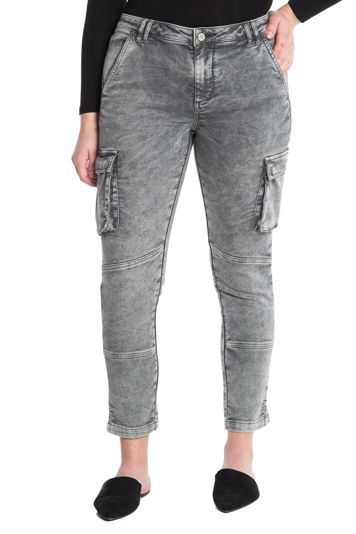 Terry ankle skinny in Ash