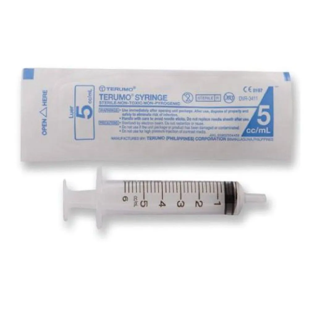 Terumo Luer Slip Tip Syringes 3ml 5ml 10ml Plastic Disposable Syringe