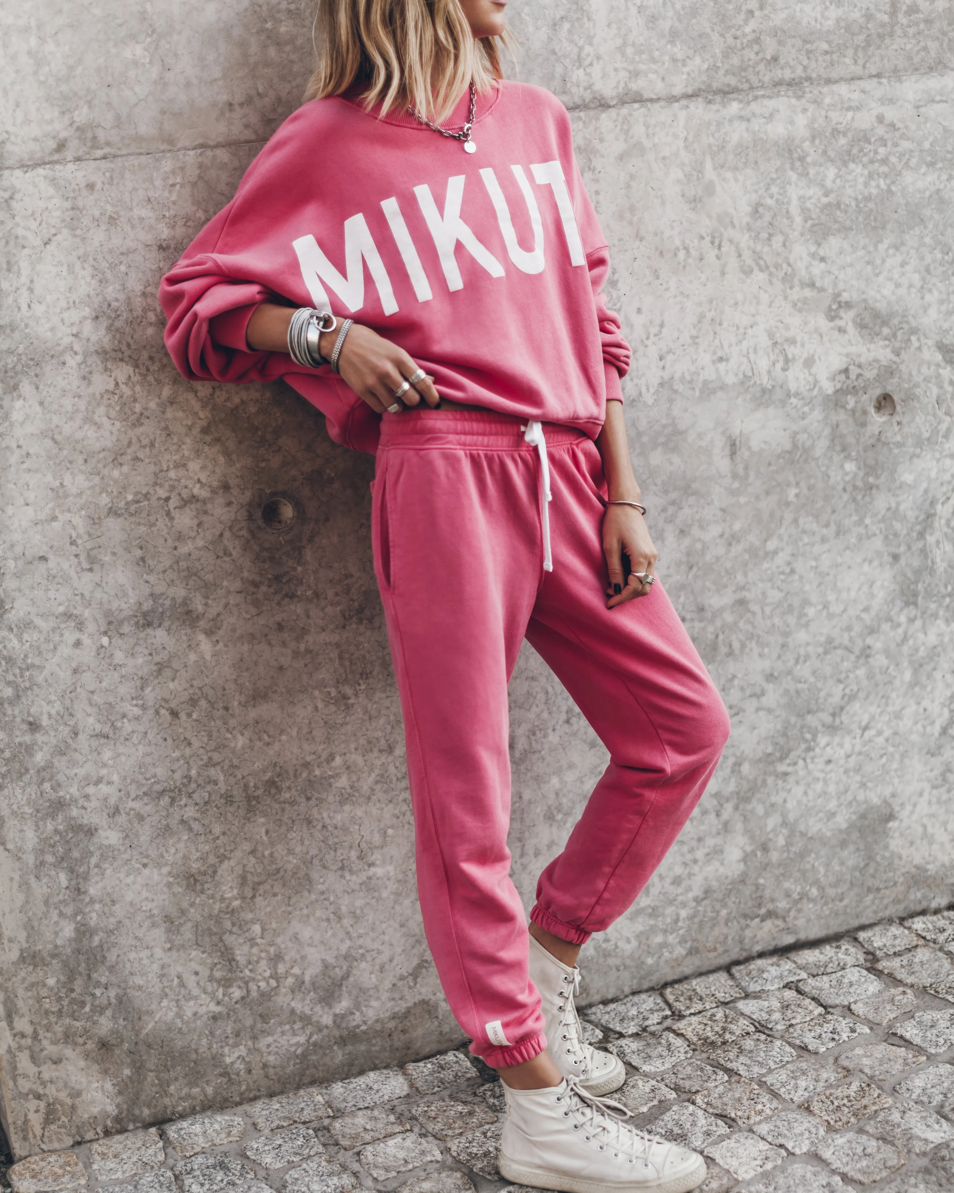 The Pink Mikuta Joggers